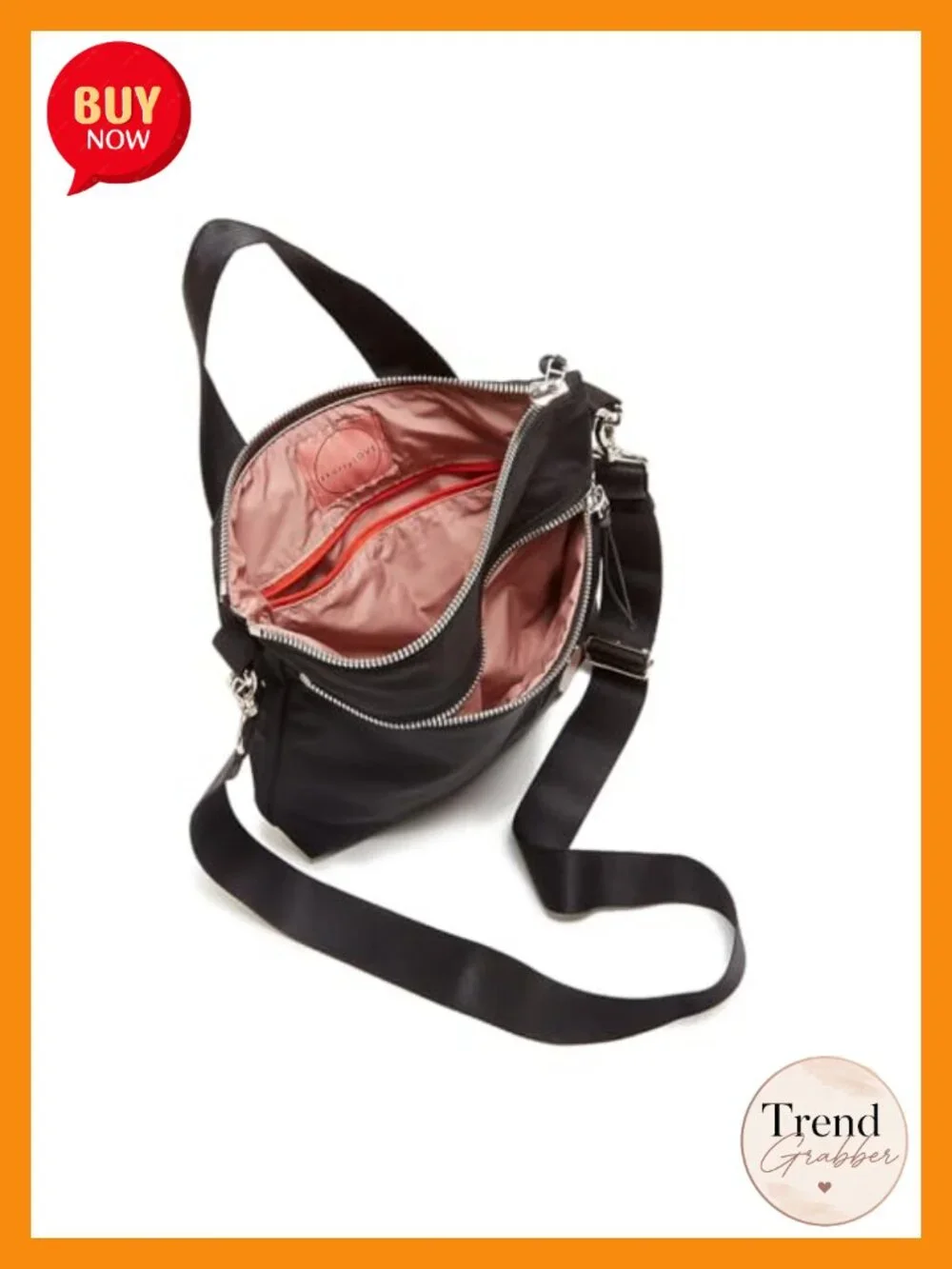 Nylon Crossbody Bag with 55